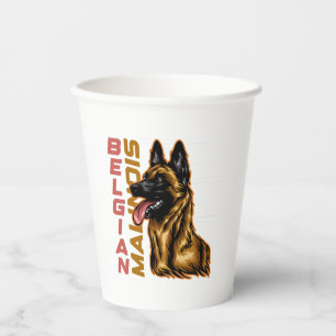 Vasos De Papel Malinois belga