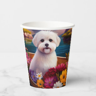 Vasos De Papel Maltés en una pala: Una aventura escénica