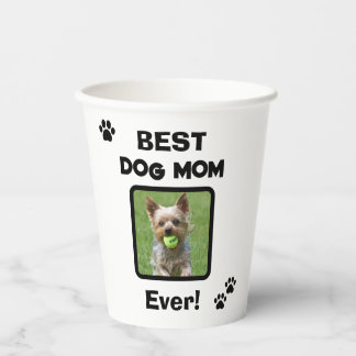 Vasos De Papel Mamá de Perro y Gato Más Bonita Personalizada