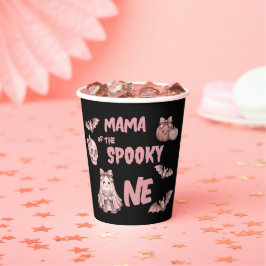 Vasos De Papel Mamá del Espeluznante Cumpleañera de la Fiesta Pin