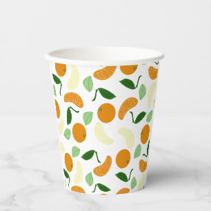 Vasos De Papel Mandarin Citrus
