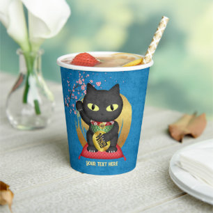 Vasos De Papel Maneki Neko Lucky Poilue