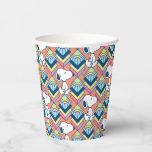 Vasos De Papel Maní   Patrón de sueños Snoopy Deco