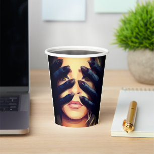Vasos De Papel Manos Malvadas