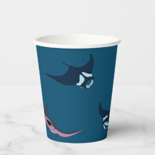 Vasos De Papel Manta Rays