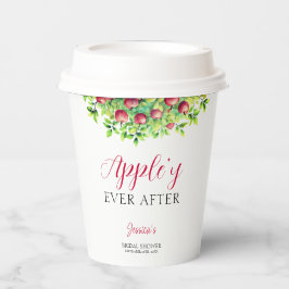 Vasos De Papel Manzanas para Siempre Fiesta de Despedida de Solte