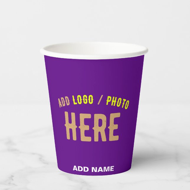 VASOS DE PAPEL MARCA VERIFICADA DE INDIGO DE PERSONALIZABLE MODER (Anverso)