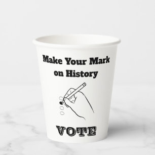 Vasos De Papel Marcar el historial