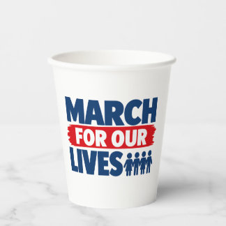 Vasos De Papel Marcha por nuestras vidas
