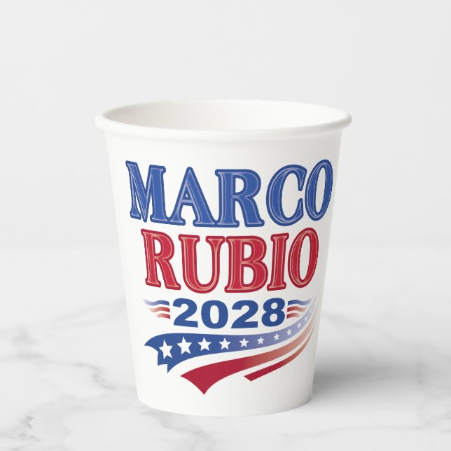 Vasos De Papel Marco Rubio 2028 (3st) (Anverso)