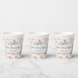 Vasos De Papel Marie Antoinette Petite Fresa 8 oz Taza de papel