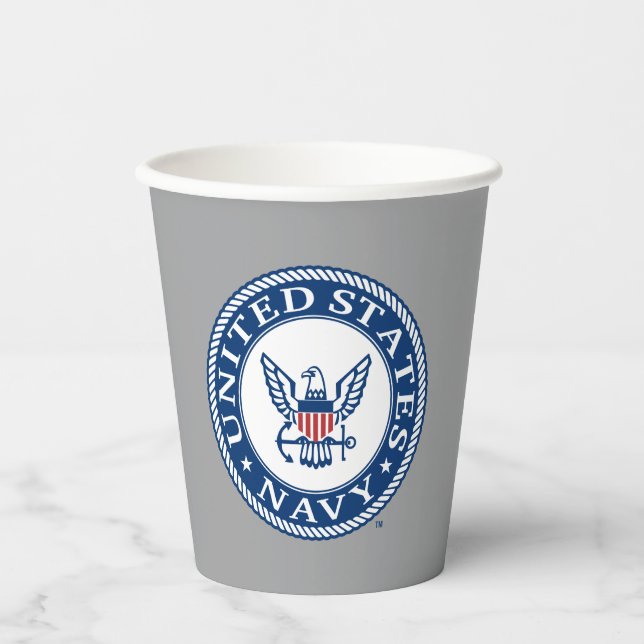 Vasos De Papel Marina de Estados Unidos | Alteración naval Emblem (Anverso)