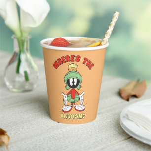Vasos De Papel MARVIN THE MARTIAN™ ¿Dónde está el Kaboom?