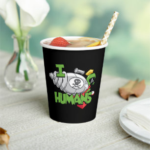 Vasos De Papel MARVIN THE MARTIAN™ I Laser Humans