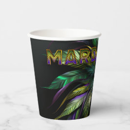 Vasos De Papel Máscara de Mardi Gras