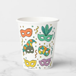Vasos De Papel Máscaras Voladoras