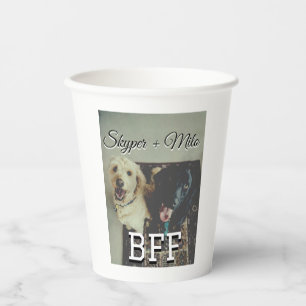 Vasos De Papel Mascotas amigos bestias agregar nombre mascota fot