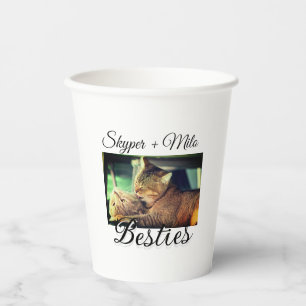 Vasos De Papel Mascotas amigos bestias agregar nombre mascota fot