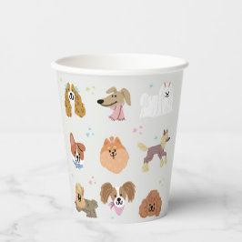 Vasos De Papel Mascotas de perros niños