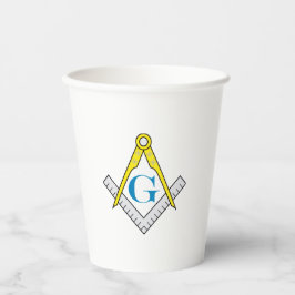 Vasos de papel masónicos