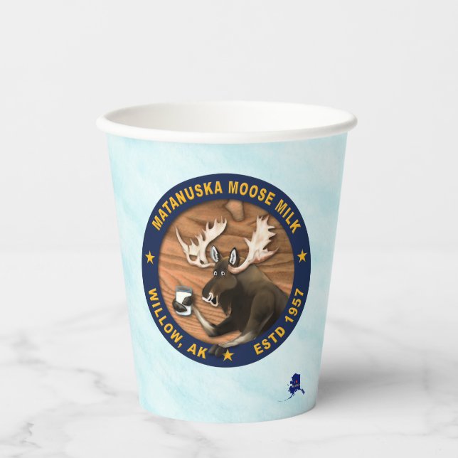 Vasos De Papel Matanuska Moose Milk (Anverso)