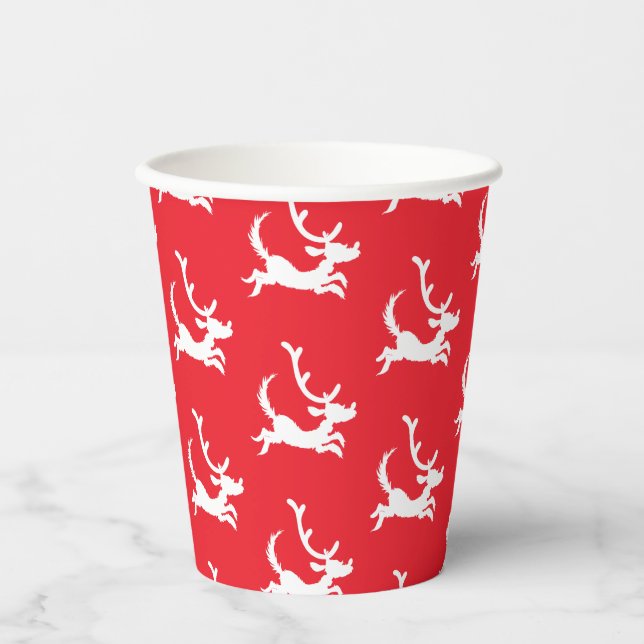 Vasos De Papel Max the Reindeer Silhouette (Anverso)