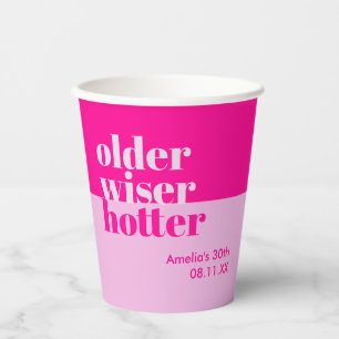 Vasos De Papel Mayor, más inteligente, más caliente Aniversario r