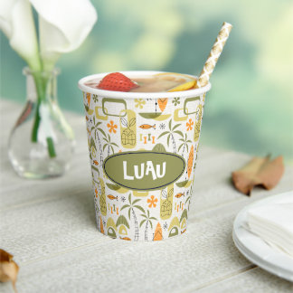 Vasos De Papel MCM Hawaiian Village