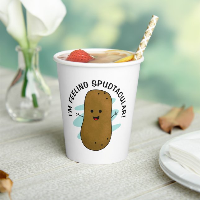 Vasos De Papel Me siento patata espudtacular (in situ)