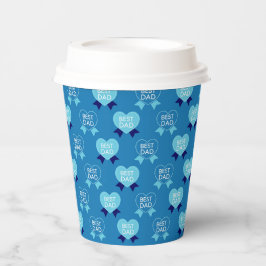 Vasos De Papel Mejor Papá