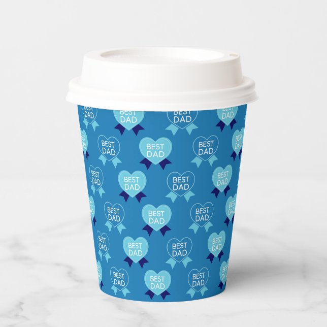 Vasos De Papel Mejor Papá (Anverso)