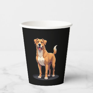 Vasos De Papel Mejor vida con la camiseta de Dogo Canario Long Sl