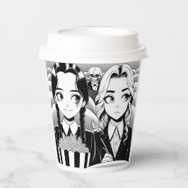 Vasos De Papel Mejores amigas pedido de taza de café caliente al