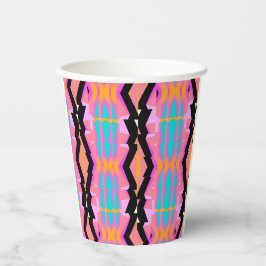 Vasos De Papel Memphis Design Wire
