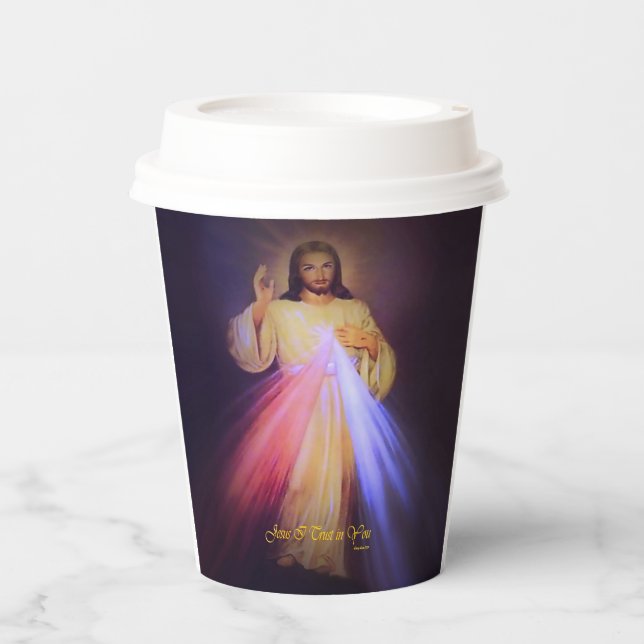 Vasos De Papel Merced Divina (Anverso)