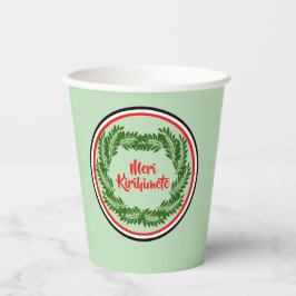 Vasos De Papel Meri Kirihimete Maori Merry Christmas