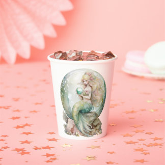 Vasos De Papel Mermaid