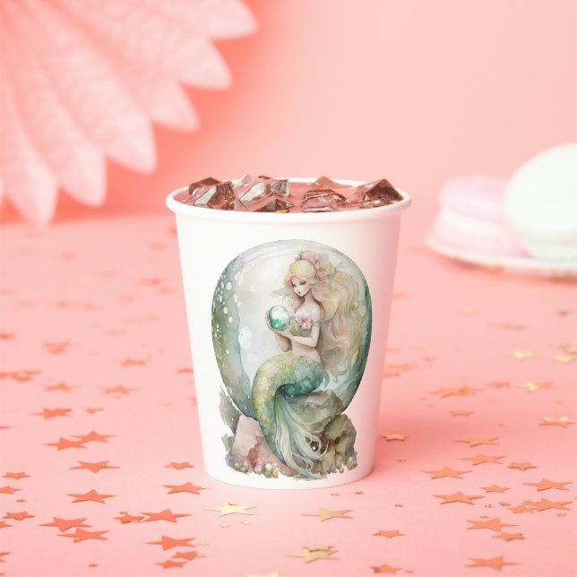 Vasos De Papel Mermaid (in situ)