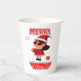 VASOS DE PAPEL MERRY CHRISTAMAS