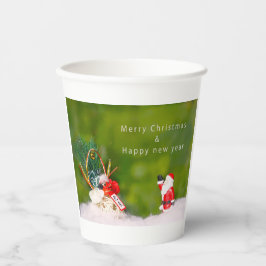 Vasos De Papel Merry Christmas & Happy New Year