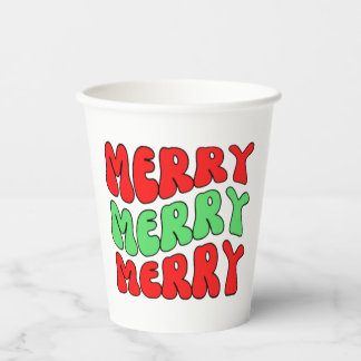 Vasos De Papel Merry Merry