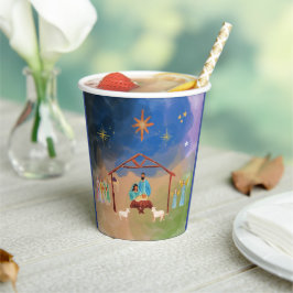 VASOS DE PAPEL MERRY NAVIDAD NATIVAS CUPS DE PAPEL