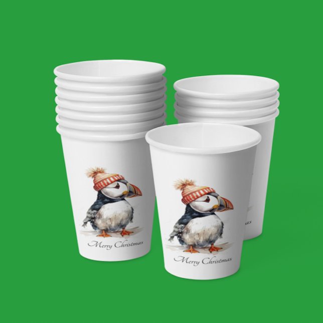 Vasos De Papel Merry Puffin, personalizado (Subido por el creador)