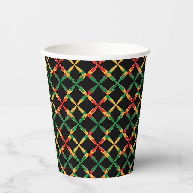 Vasos De Papel Mes de historia negra (Anverso)