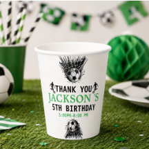 ¡Meta! Fiesta de cumpleaños número 5 de fútbol