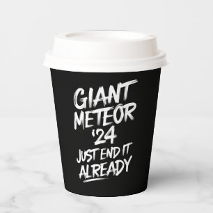 Vasos De Papel Meteorito Gigante 2024 Acábalo Ya