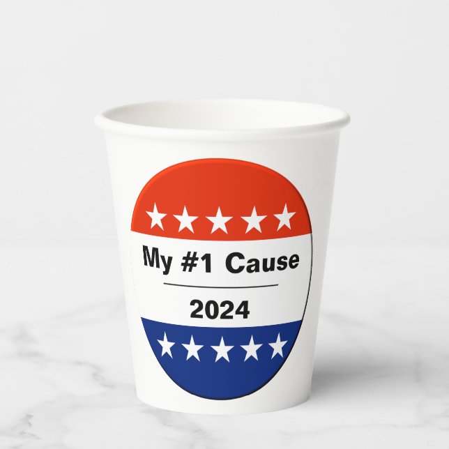 Vasos De Papel Mi edición electoral de 2024 (Anverso)