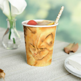 Vasos De Papel Mi ginger gato favorito
