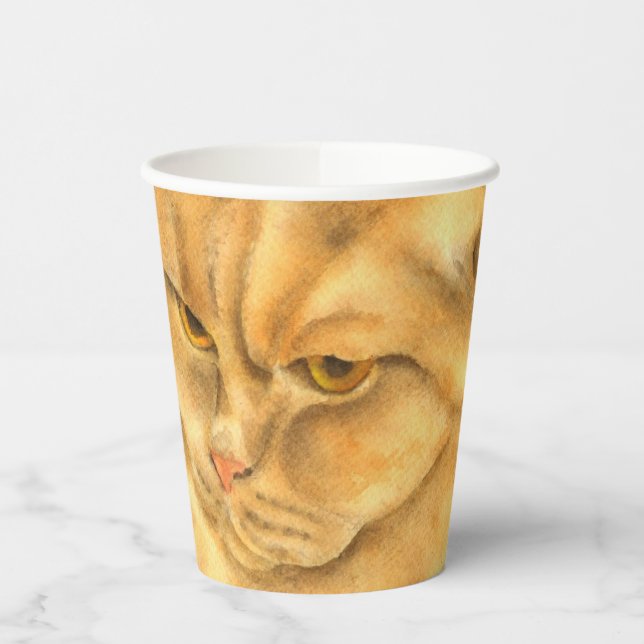 Vasos De Papel Mi ginger gato favorito (Izquierda)