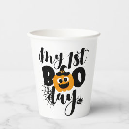 Vasos De Papel Mi primer día de boo